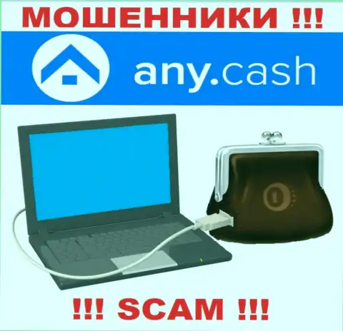 AnyCash - это МОШЕННИКИ, вид деятельности которых - Цифровой online кошелек