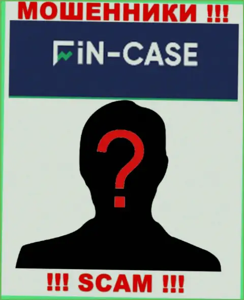 Не взаимодействуйте с интернет-мошенниками Fin Case - нет информации об их непосредственных руководителях
