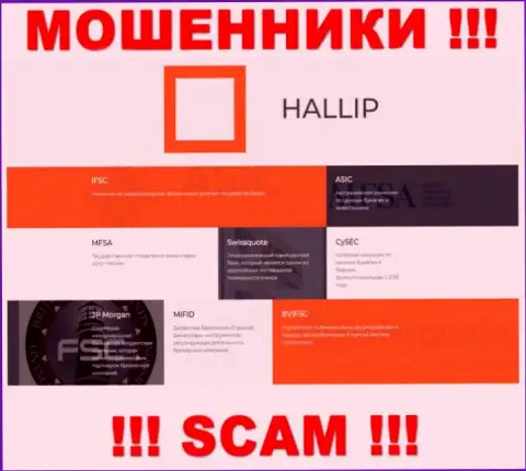 У организации Hallip имеется лицензия от мошеннического регулятора - MFSA