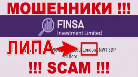 Финса - это МОШЕННИКИ, дурачащие клиентов, оффшорная юрисдикция у компании ложная