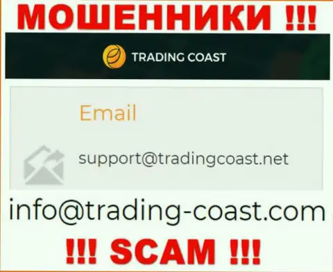 По всем вопросам к ворюгам Trading-Coast Com, пишите им на электронный адрес