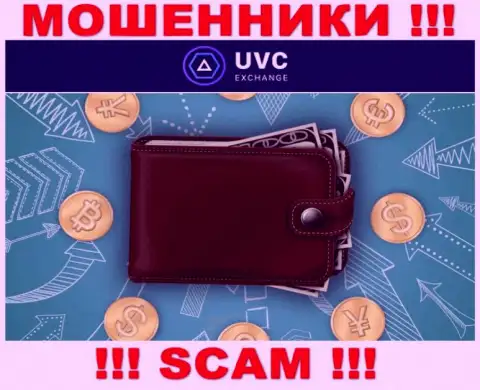 Crypto кошелек - именно в таком направлении предоставляют свои услуги internet мошенники UVC Exchange