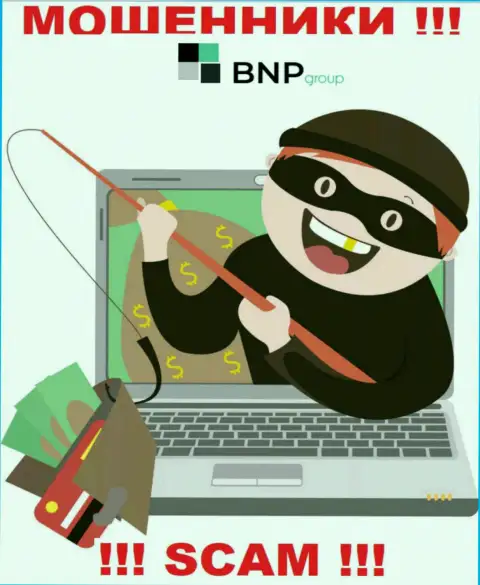 BNP Group - интернет мошенники, не позволяйте им уговорить Вас взаимодействовать, а не то похитят Ваши депозиты