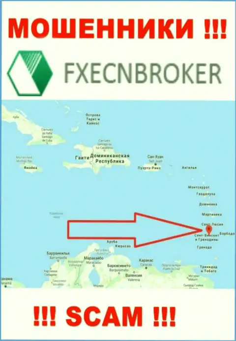 ФИкс ЕЦН Брокер - это АФЕРИСТЫ, которые юридически зарегистрированы на территории - Saint Vincent and the Grenadines