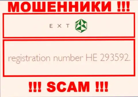 Регистрационный номер EXANTE - HE 293592 от кражи денежных активов не сбережет