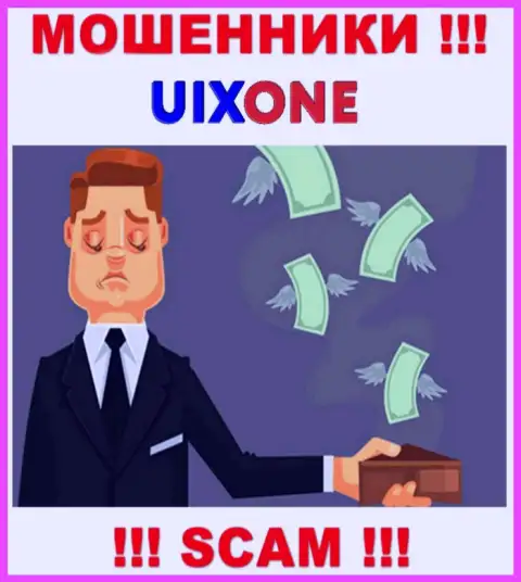 Компания UixOne явно противоправно действующая и точно ничего хорошего от нее ожидать не нужно