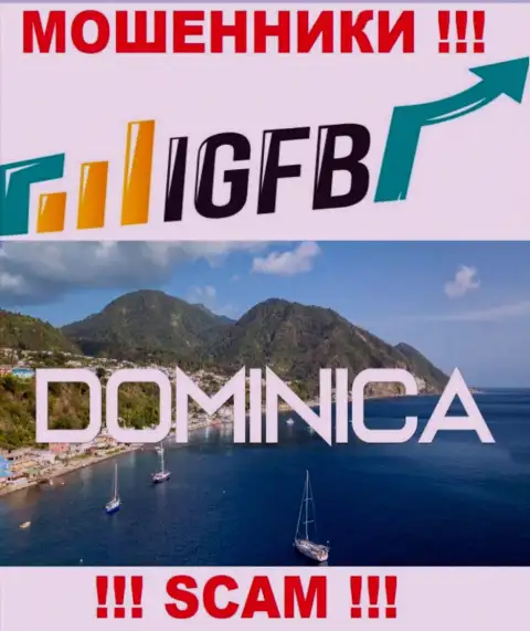 На сайте IGFB сказано, что они находятся в офшоре на территории Dominica