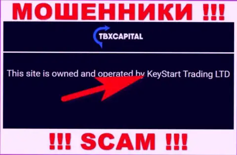 Мошенники ТБХ Капитал не прячут свое юридическое лицо - это KeyStart Trading LTD