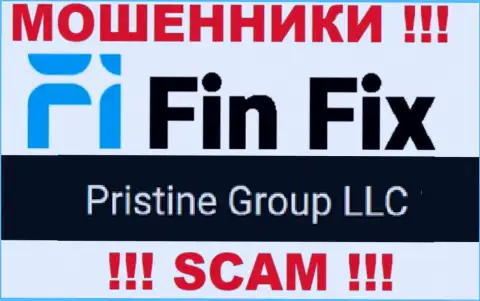 Юр лицо, управляющее мошенниками FinFix - это Pristine Group LLC