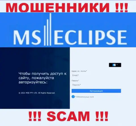 Официальный онлайн-сервис мошенников MSEclipse