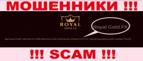 Юр. лицо RoyalGold FX - это Роял Голд Фх, такую информацию разместили жулики у себя на онлайн-ресурсе