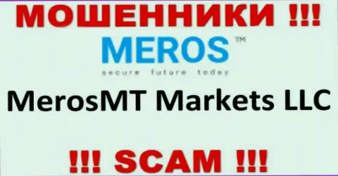 Компания, владеющая мошенниками МеросТМ - это MerosMT Markets LLC