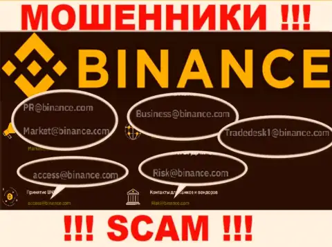 Не торопитесь связываться с internet мошенниками Binance Com, даже через их e-mail - обманщики