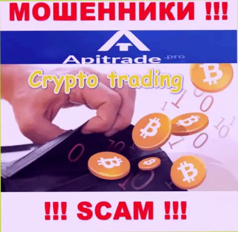 Не рекомендуем доверять АпиТрейд Про, оказывающим услугу в области Crypto trading