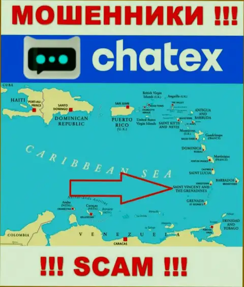 Не верьте internet-мошенникам Chatex, т.к. они пустили корни в оффшоре: Сент-Винсент и Гренадины
