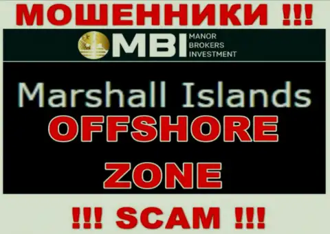 Компания Манор Брокерс - это мошенники, обосновались на территории Marshall Islands, а это оффшорная зона