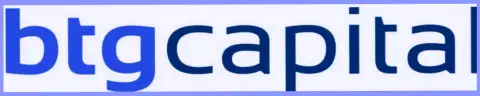 Официальный логотип международного значения брокерской компании BTG Capital
