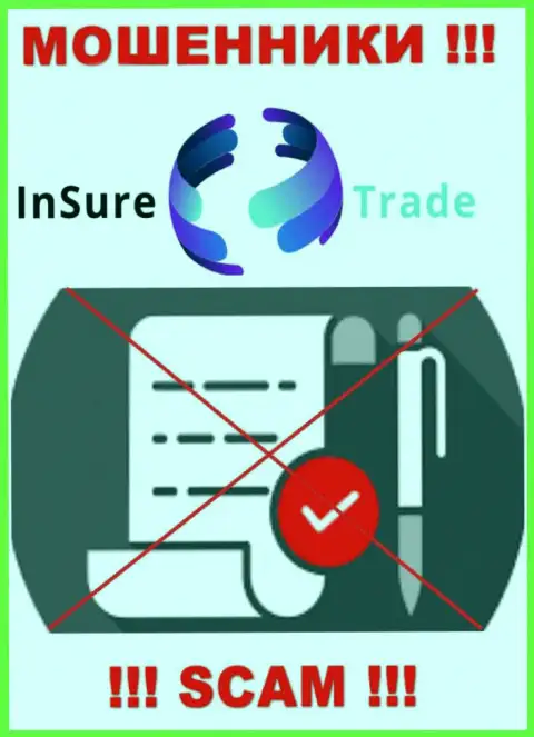 Доверять Insure Trade не советуем !!! У себя на web-портале не разместили лицензию