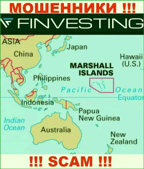 Marshall Islands - это юридическое место регистрации компании Finvestings