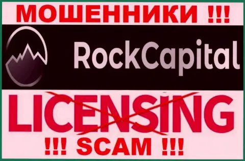 Инфы о лицензии РокКапитал на их официальном сайте не представлено - это ОБМАН !!!